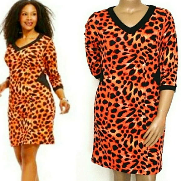 Poppy and Bloom Dresses & Skirts - Poppy&Bloom 0X, Fiery Leopard Mini